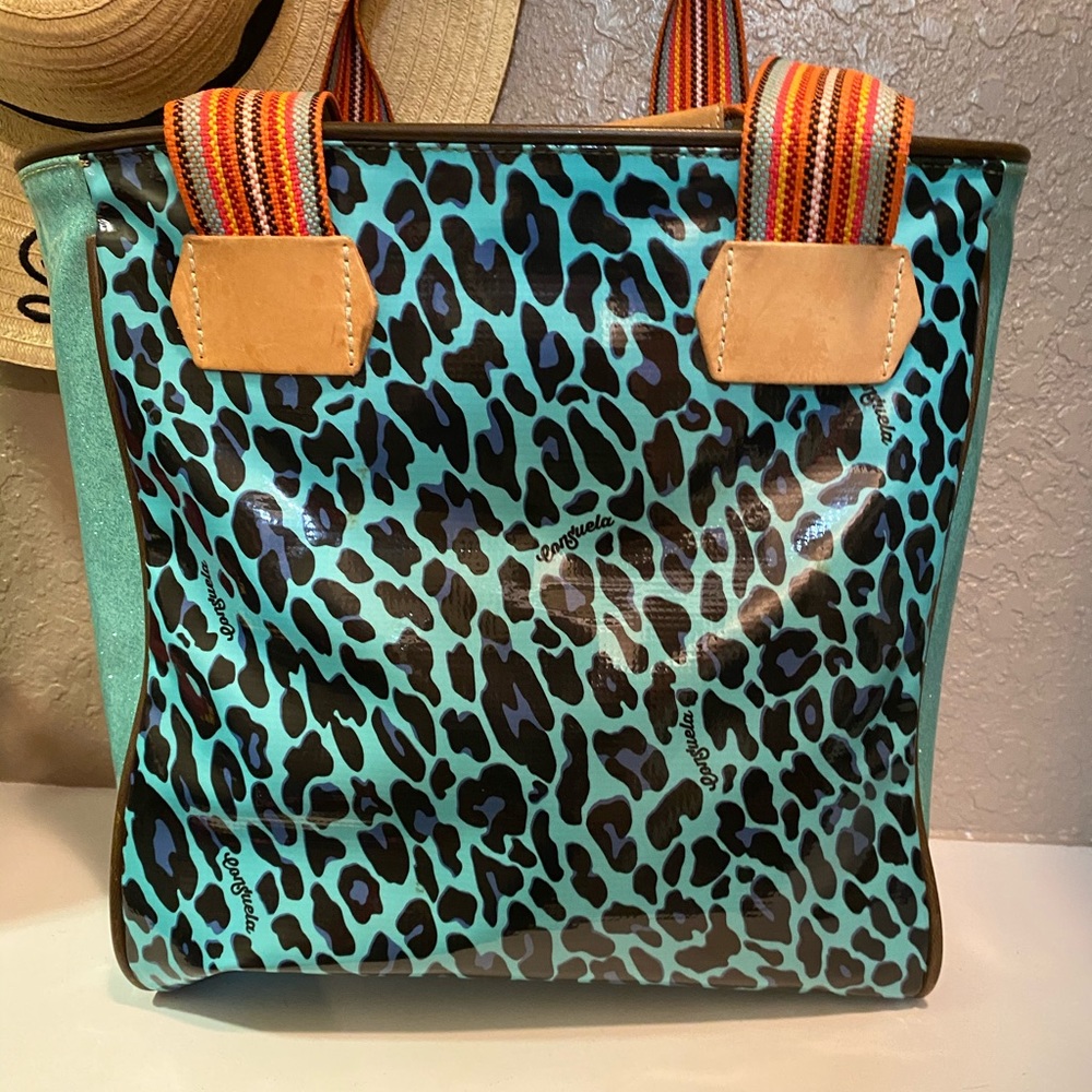 Selling this teal/blue glitter Consuela to…